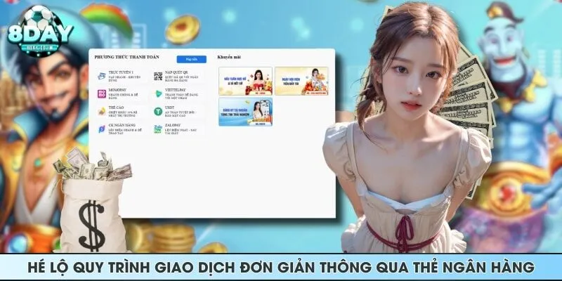Hé lộ quy trình giao dịch đơn giản thông qua thẻ ngân hàng