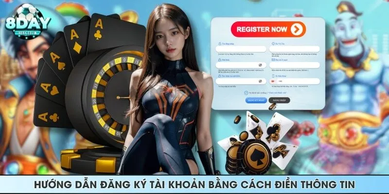 Hướng dẫn đăng ký tài khoản bằng cách điền thông tin