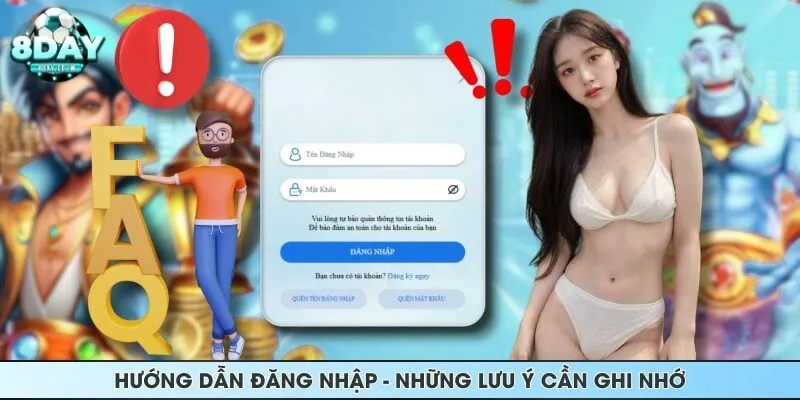 Hướng dẫn đăng nhập - Những lưu ý cần ghi nhớ