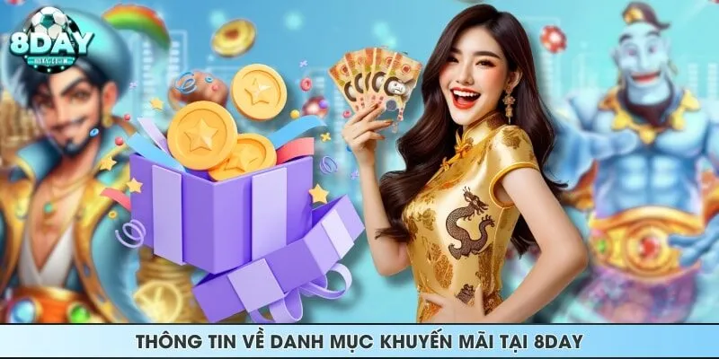 Thông tin về danh mục khuyến mãi tại 8DAY