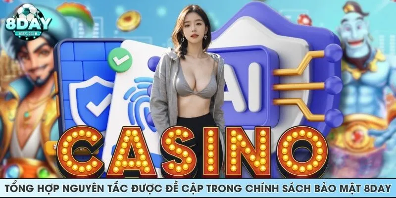 Tổng hợp nguyên tắc được đề cập trong chính sách bảo mật 8DAY