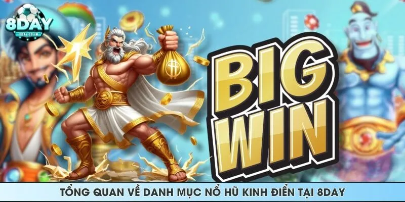 Tổng quan về danh mục nổ hũ kinh điển tại 8DAY