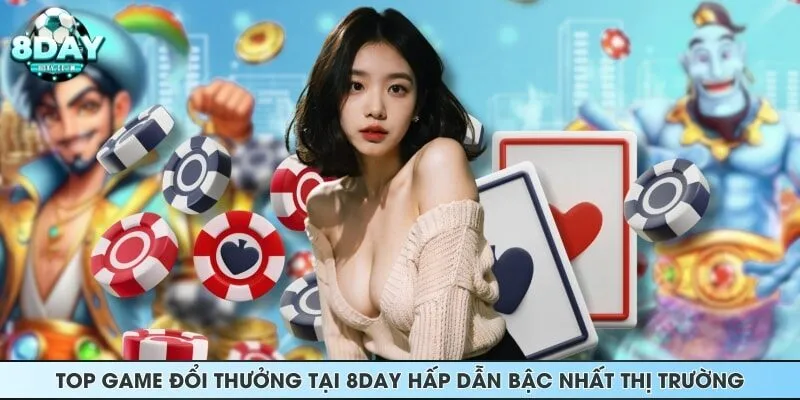Top game đổi thưởng tại 8DAY hấp dẫn bậc nhất thị trường